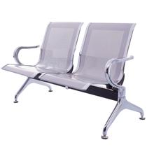 Cadeira Longarina Cromada 2 Lugares Cromada Cadeira Longarina Cromada 2 Lugares Cromada