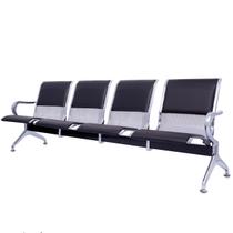 Cadeira Longarina Cromada com Estofado 4 lugares