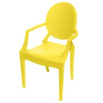 Cadeira Louis Ghost INFANTIL com Braco cor Amarelo - 53504