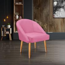Cadeira Lua Veludo Decorativa Luxo Poltrona Lua Sala de Estar, Salão, Quarto, Estética Decoração Recepção, Atendimento