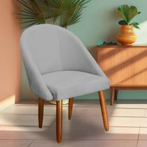 Cadeira Lua Veludo Decorativa Luxo Poltrona Lua Sala de Estar, Salão, Quarto, Estética, Pés Palito, Decoração Recepção,