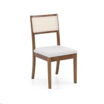 Cadeira madeira 3279 tela pvc natural herval