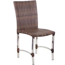 Cadeira Malavi Alumínio Jantar, Sala De Estar Trama