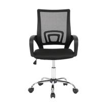 Cadeira Manchester Light Preta Ergonômica Ajustável 120kg - Home Office