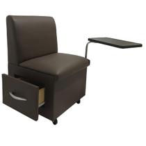 Cadeira Manicure Ciranda Marrom Completa - Big Chair