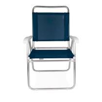 Cadeira Master Plus Alumínio Azul - MOR