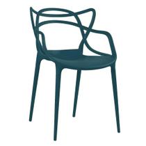 Cadeira Masters Allegra com assento removível Azul petróleo Cadeira Masters Allegra com assento removível Azul petróleo