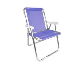 Cadeira Max Alumínio Azul Marinho Zaka