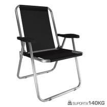 Cadeira Max Alumínio Oversize Reforçada Zaka - Vermelho