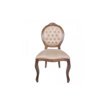 Cadeira Medalhão Entalhada Sem Braço - Tommy Design