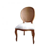 Cadeira Medalhão Sem Braço com Palha - Tommy Design