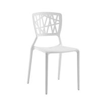 Cadeira Melissa Branca Empilhável em Polipropileno Rivatti