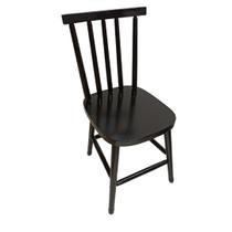 Cadeira Melissa de Madeira Preta - DG Móveis