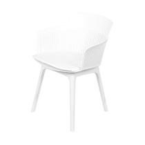 Cadeira Mena PP Branca com Almofada