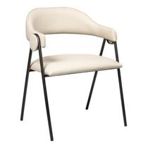 Cadeira Metal Estofado Premium Conforto Estilo Minimalista Zaya Cadeira Metal Estofado Premium Conforto Estilo Minimalista Zaya