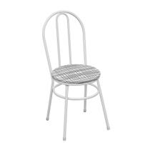 Cadeira Milla - Branco/Riscado - 11.222.01.117 - Açomix Cadeira Milla - Branco/Riscado - 11.222.01.117 - Açomix