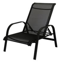 Cadeira Mini Espreguiçadeira Lótus sem Puff - Tela e Alumínio para Piscina e Jardim Cadeira Mini Espreguiçadeira Lótus sem Puff - Tela e Alumínio para Piscina e Jardim