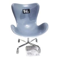 Cadeira Miniatura P/ Bonecas Dolls Mini Chair - Daiso Cor:Cinza