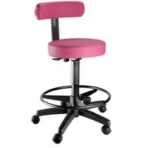 Cadeira Mocho Alto Secretária Slim / PINK - RB Cadeiras