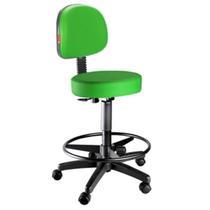 Cadeira Mocho Alto Verde Clínicas,Estética,Odonto/Renaflex