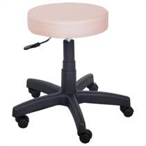 Cadeira Mocho Banqueta Giratório Regulagem Pistão Gás Rosê Cadeira Mocho Banqueta Giratório Regulagem Pistão Gás Rosê