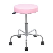 Cadeira mocho cromada rosa bebe Cadeira mocho cromada rosa bebe