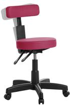 Cadeira Mocho Ergonômica Estética Clinica Rv Cor Rosa