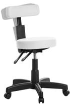 Cadeira Mocho Ergonômica Estética Dentista RV Branco - Goldflex
