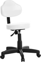 Cadeira Mocho Estética Clinica Plus RV Branco