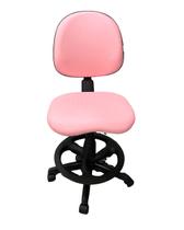 Cadeira Mocho Nail Profissional Base Preta Encosto Regulável Apoio Para Pés Estética Salão Cadeira Mocho Nail Profissional Base Preta Encosto Regulável Apoio Para Pés Estética Salão