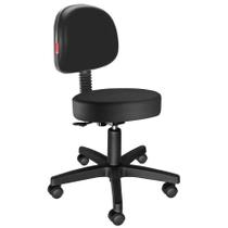 Cadeira Mocho Nice Giratório Estética Massagista e Tatuador