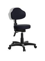 Cadeira Mocho Odontologico Preto Back System Cadeira Mocho Odontologico Preto Back System