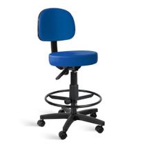 Cadeira Mocho Palmi Giratória Alta com Aro