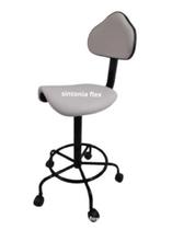 Cadeira Mocho Sela Alta 65 Min. 75 Max. Corano Branco