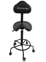 Cadeira Mocho Sela Alta 65 Min. 75 Max. Corano Preto