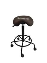 Cadeira Mocho Sela Alta Tatoo E Cílios 65Cm 75Cm Suede