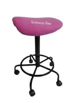 Cadeira Mocho Sela Alta Tatoo E Cílios 65Cm 75Cm Suede