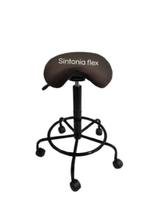 Cadeira mocho sela alta tatoo e cílios 65cm 75cm suede - veludo marrom Cadeira mocho sela alta tatoo e cílios 65cm 75cm suede - veludo marrom