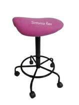 Cadeira mocho sela alta tatoo e cílios 65cm 75cm suede - veludo rosa pink Cadeira mocho sela alta tatoo e cílios 65cm 75cm suede - veludo rosa pink