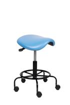 cadeira mocho sela semi sentado azul dentista tatuador estetica manicure odontologia consultorio luxo premium