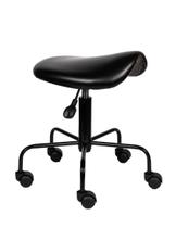 cadeira mocho sela texas style preta dentista tatuador estetica manicure odontologia consultorio luxo premium
