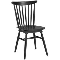 Cadeira Modway Amble Windsor Elm Wood preta 48x48x86cm