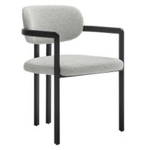 Cadeira Modway Elio Modern Barrel Black Dove Grey Tecido Cadeira Modway Elio Modern Barrel Black Dove Grey Tecido