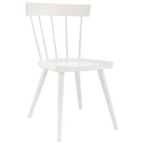 Cadeira Modway Sutter Farmhouse de madeira branca 55x53x83 cm Cadeira Modway Sutter Farmhouse de madeira branca 55x53x83 cm