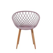 Cadeira Mônaco Fratini com Assento em Polipropileno e Base em Aço Design Moderno