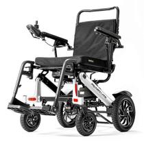 Cadeira Motorizada POP S - Prata com Bateria de Lítio e Apoio de Pés Rebatíveis Cadeira Motorizada POP S - Prata com Bateria de Lítio e Apoio de Pés Rebatíveis