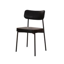 Cadeira Mynna Fixa C/4 Pes 525 X 470 X 790 Mm C/1 Un. material sintético Preto material sintético Preto