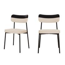 Cadeira Mynna Fixa C/4 Pes 525 X 470 X 790 Mm C/2 Preto Crt Areia/material sintético Preto
