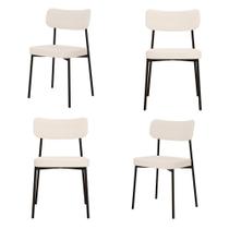 Cadeira Mynna Fixa C/4 Pes 525 X 470 X 790 Mm C/4 Un. Corriente Palha Corriente Palha