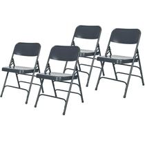 Cadeira National Public Seating 300 Series, conjunto dobrável pesado 4 Cadeira National Public Seating 300 Series, conjunto dobrável pesado 4